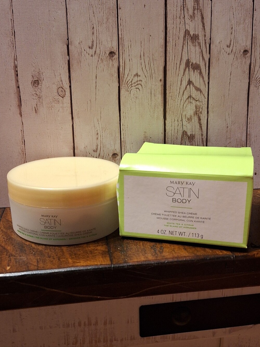 Whipped Shea Crème - White Tea & Citrus (Green)